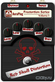  AuraPlug Red Skull Distortion