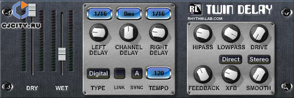  Rhythm-lab Twin Delay v1.0