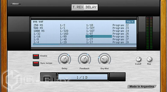 Max Project T.Rex delay