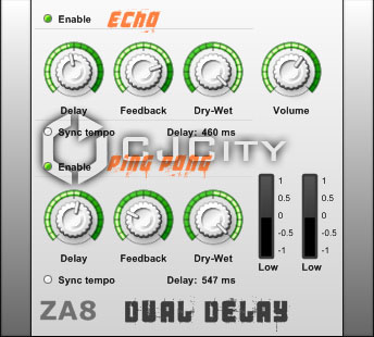  7th Air Productions ZA8 Dual Delay v.2.00