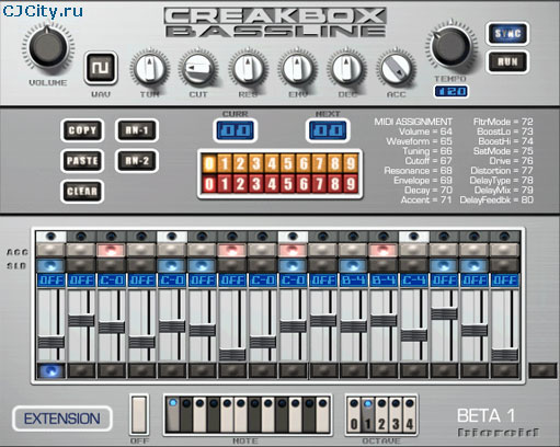  CreakBox Bassline