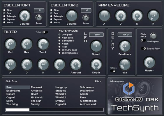  DSK Music TechSynth