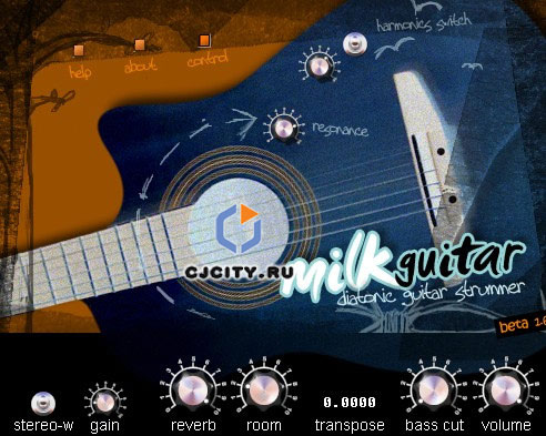  Mildon Studios Milk Guitar